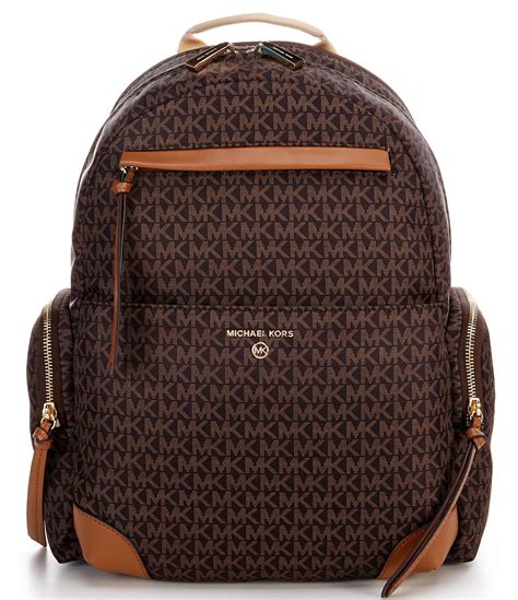 michael kors backpack purse punk and brown|Michael Kors Backpack purse sale.